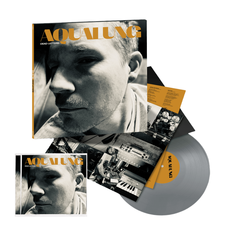 Aqualung - Dead Letters Store Exclusive Silver Colour Vinyl, Dead Letters CD Signed Art Print