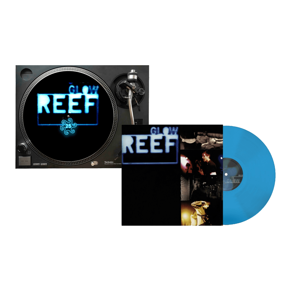Reef - Glow - Transparent Blue Vinyl Slipmat