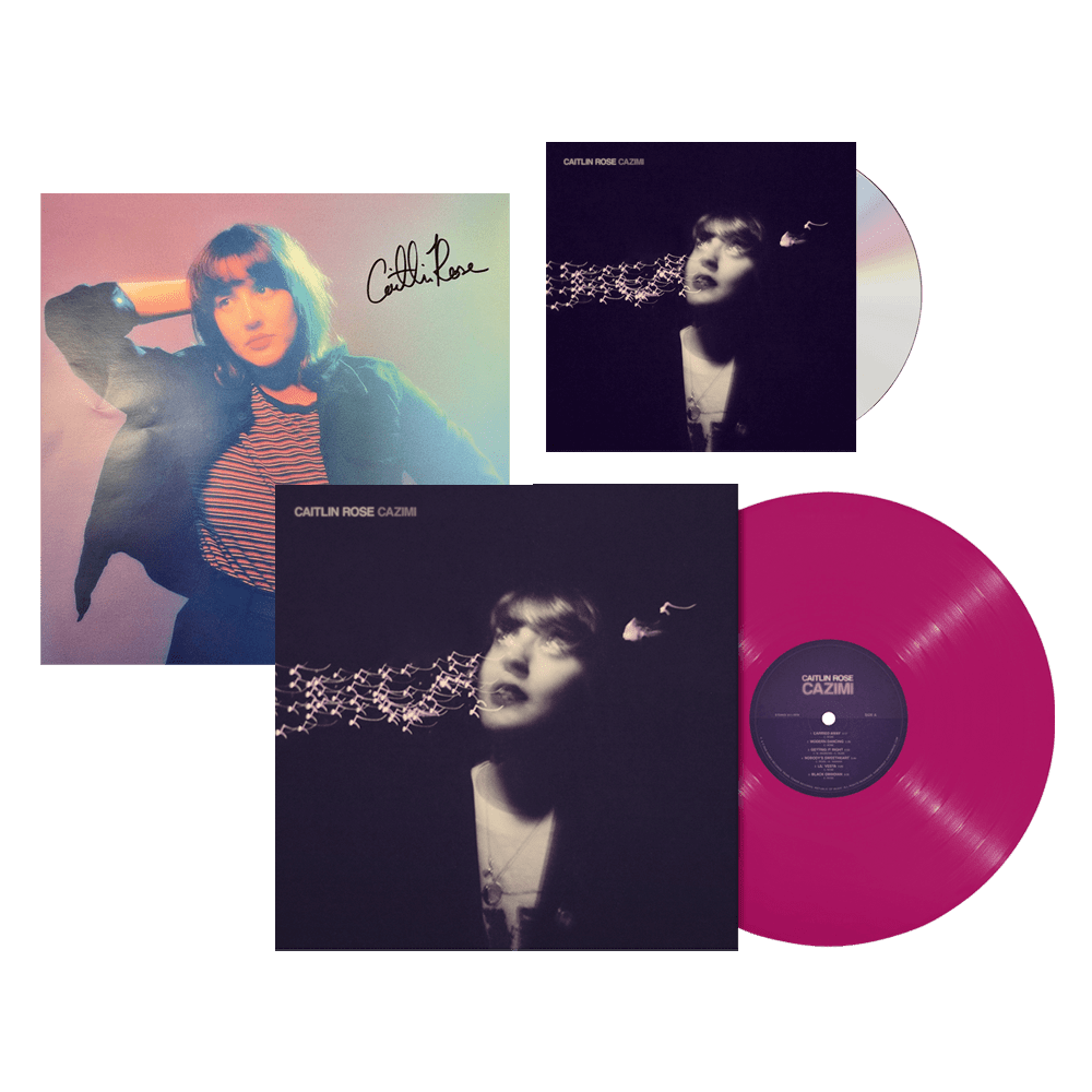 Caitlin Rose - CAZIMI CD Transparent Violet Vinyl Signed Print