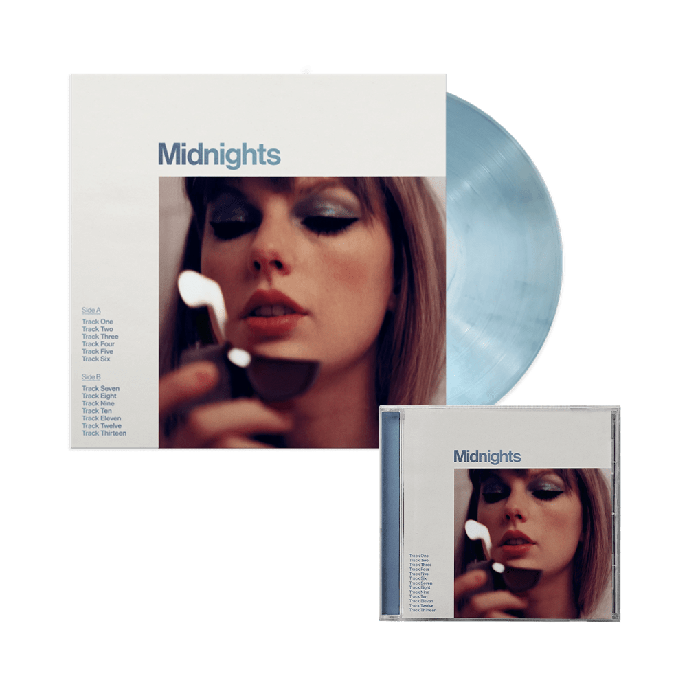 Taylor Swift - Midnights Moonstone Blue Edition Blue Vinyl CD