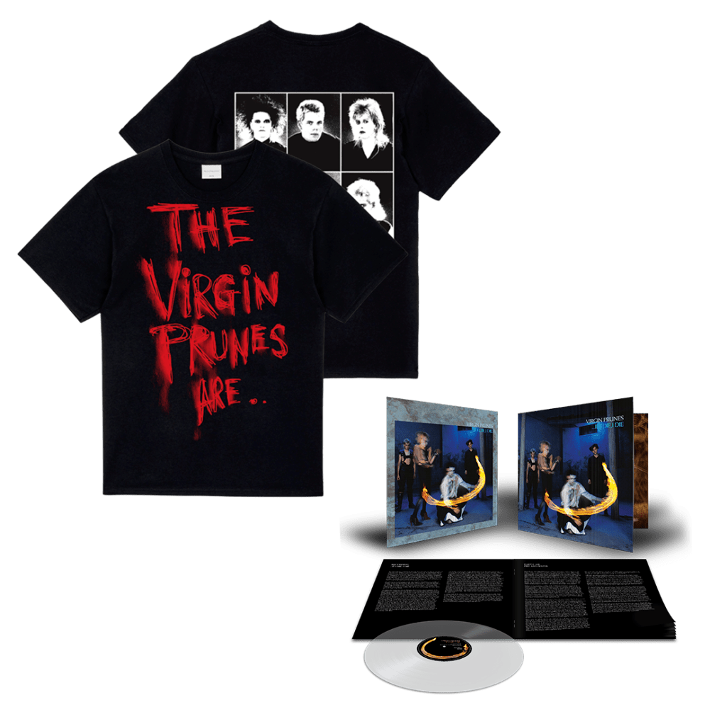 The Virgin Prunes - ...IF I DIE, I DIE 40TH ANNIVERSARY EDITION VINYL T-SHIRT BUNDLE