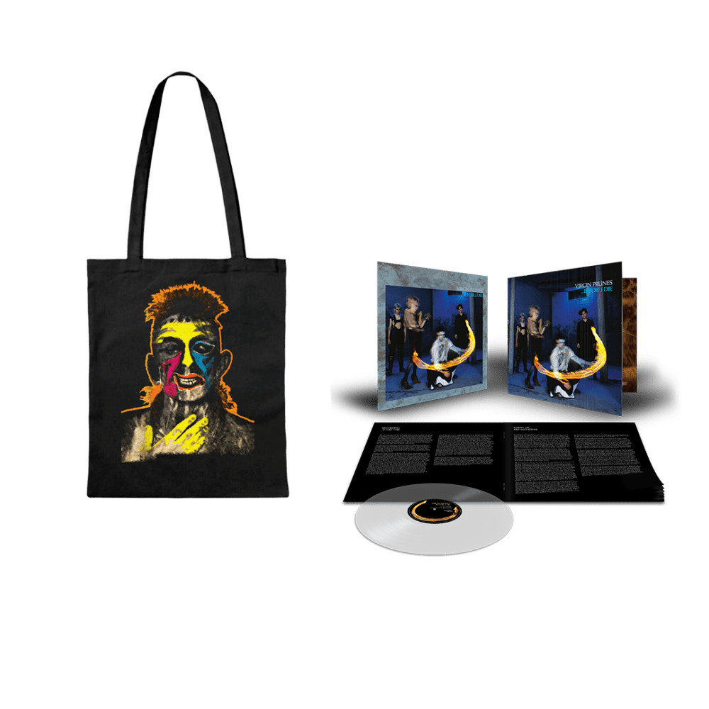 The Virgin Prunes - ...IF I DIE, I DIE 40TH ANNIVERSARY EDITION VINYL TOTE BAG BUNDLE
