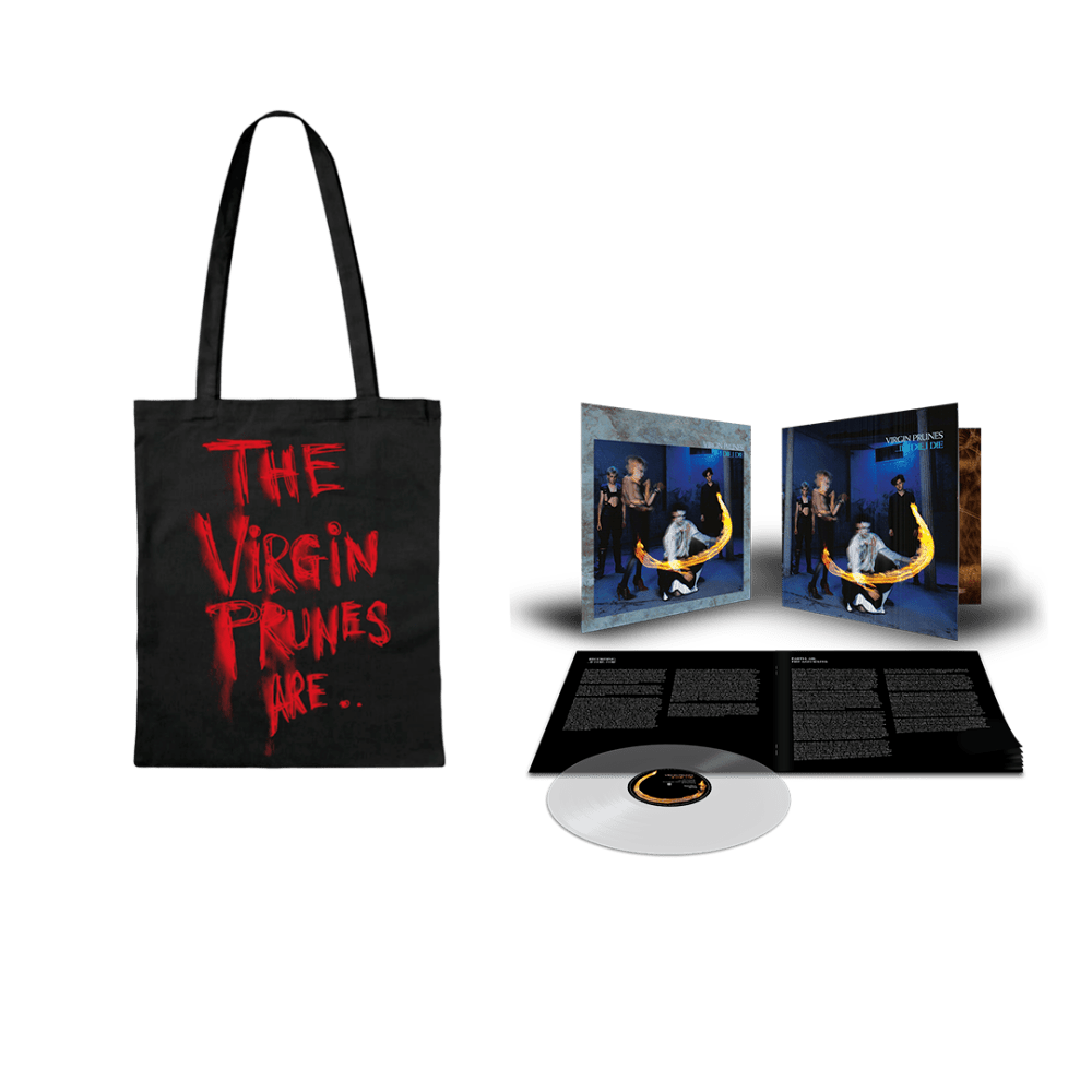 The Virgin Prunes - ...IF I DIE, I DIE 40TH ANNIVERSARY EDITION VINYL TOTE BAG BUNDLE