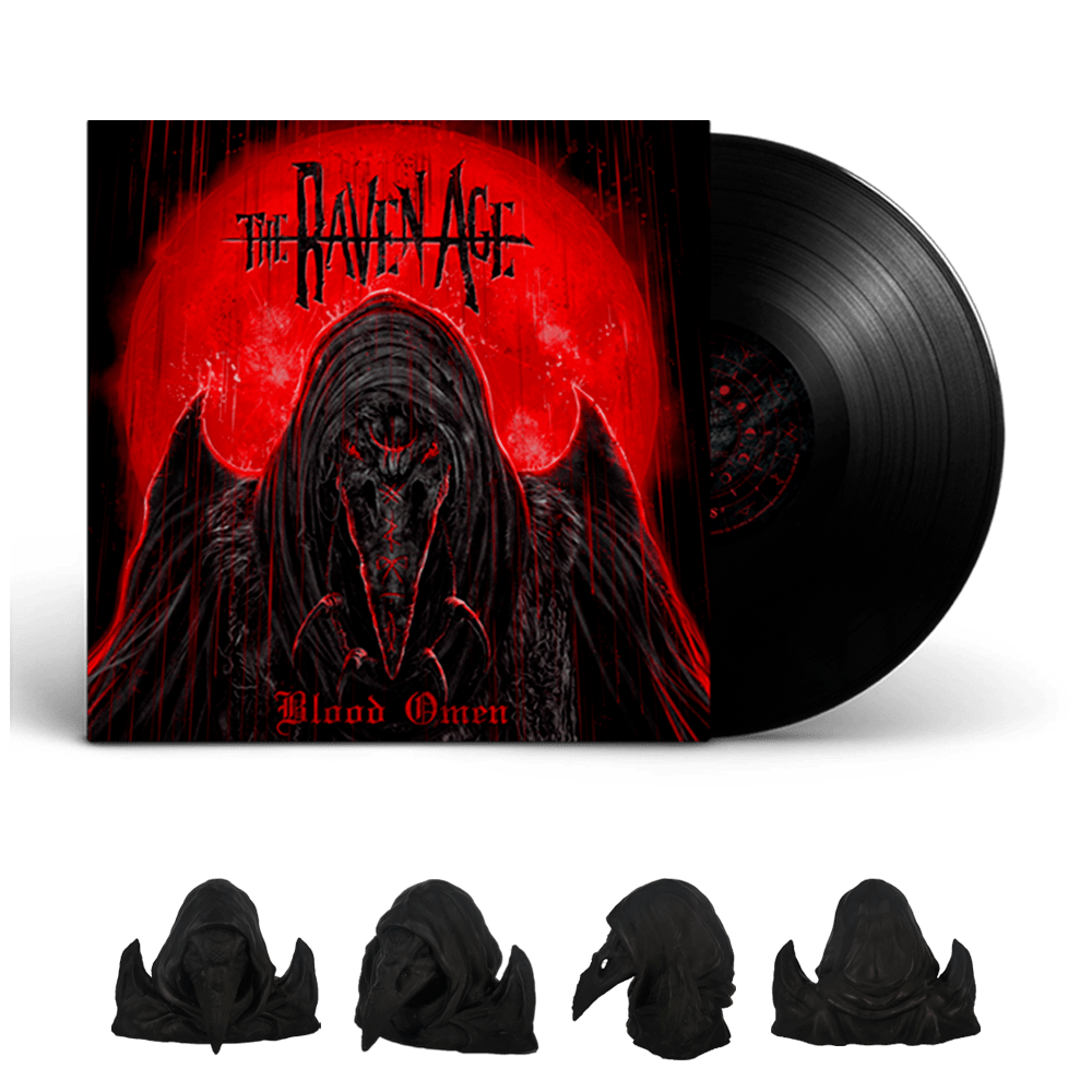 The Raven Age - Blood Omen Heavyweight Vinyl & 3D Printed Raven Vinyl Topper with Print