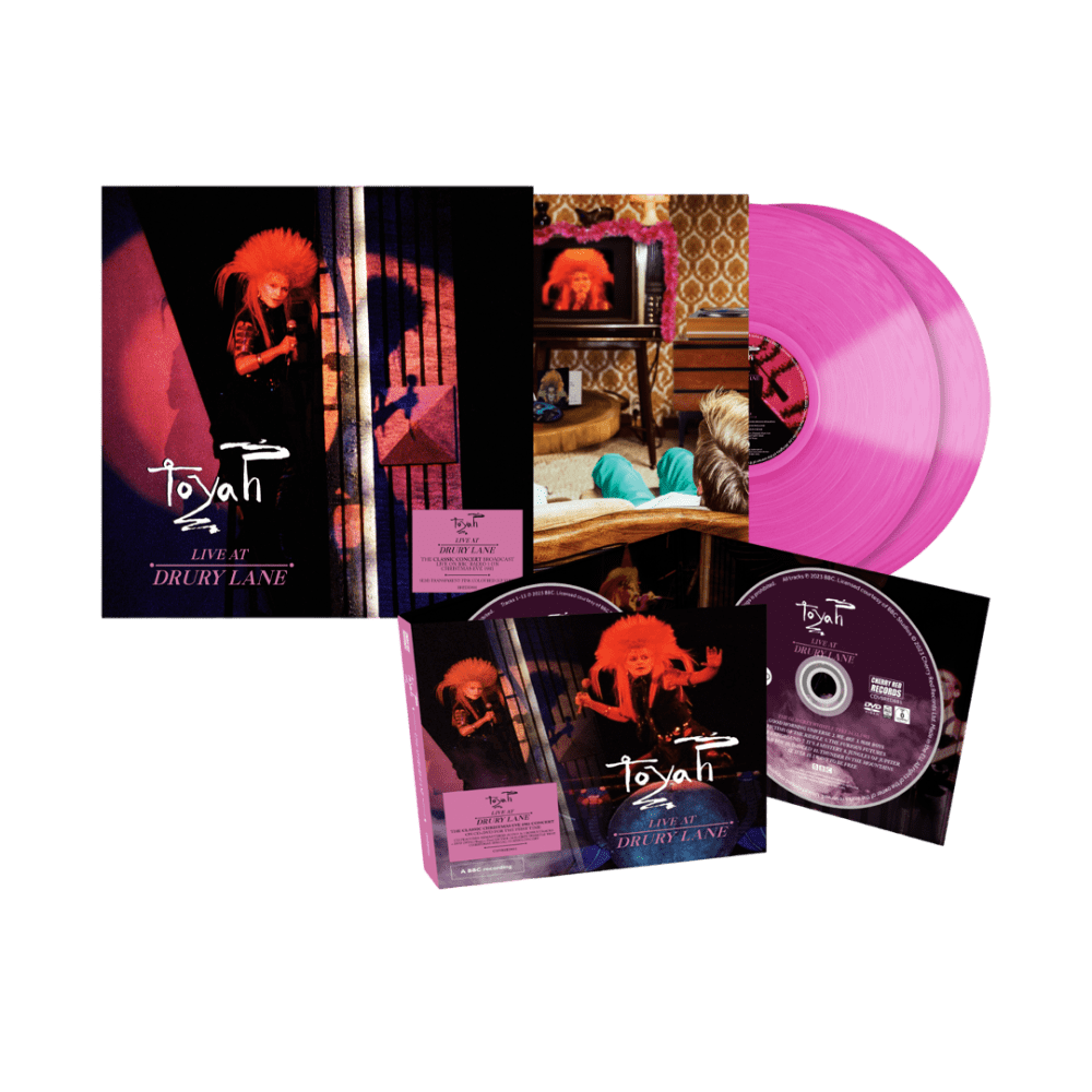 Toyah - Live At Drury Lane Transparent Pink Double Vinyl CD/DVD