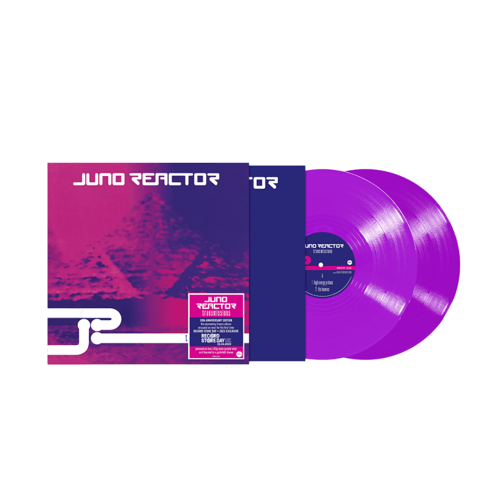 Juno Reactor - Transmissions 30th Anniversary Edition RSD 2023 Neon Violet Double Vinyl