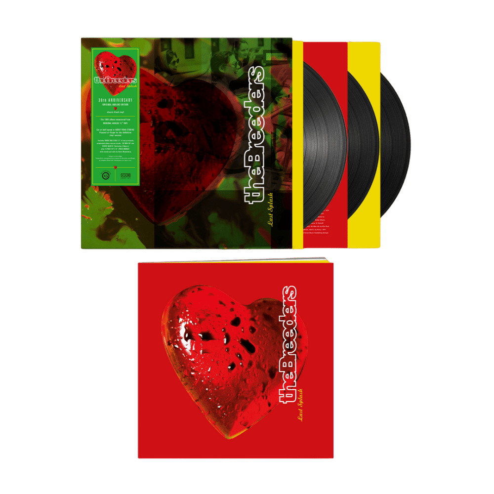 The Breeders - Last Splash 30th Anniversary Edition 2LP 12" Black Vinyl Triple Vinyl