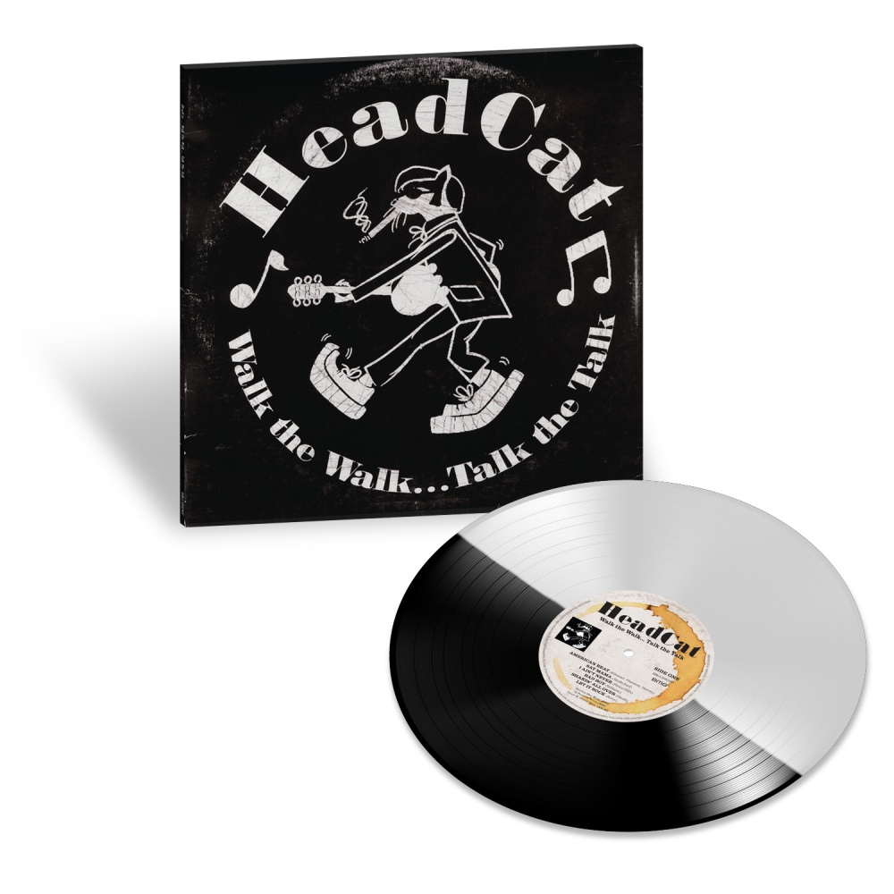 HeadCat - Walk the Walk... Talk the Talk Black and White Vinyl LP