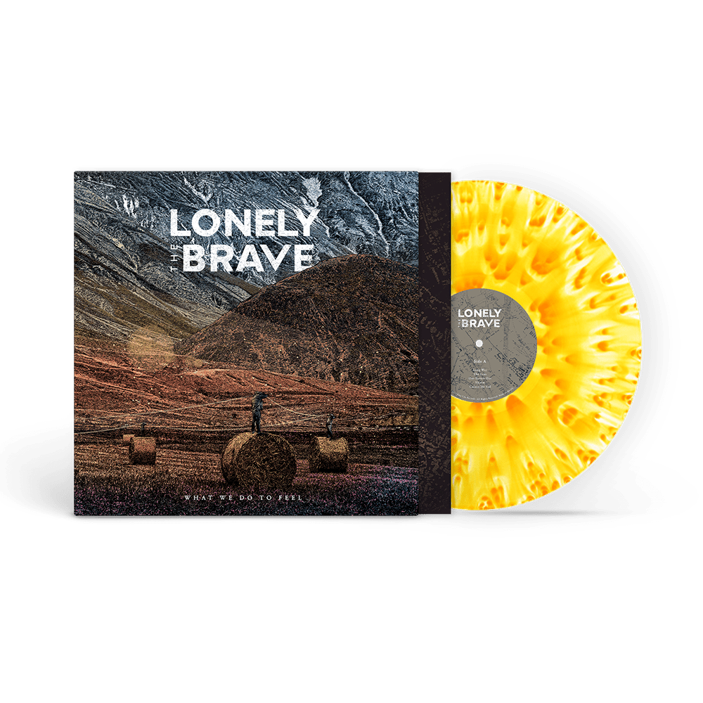 Lonely The Brave - What We Do To Feel Cloudy Orange / Transparent Vinyl
