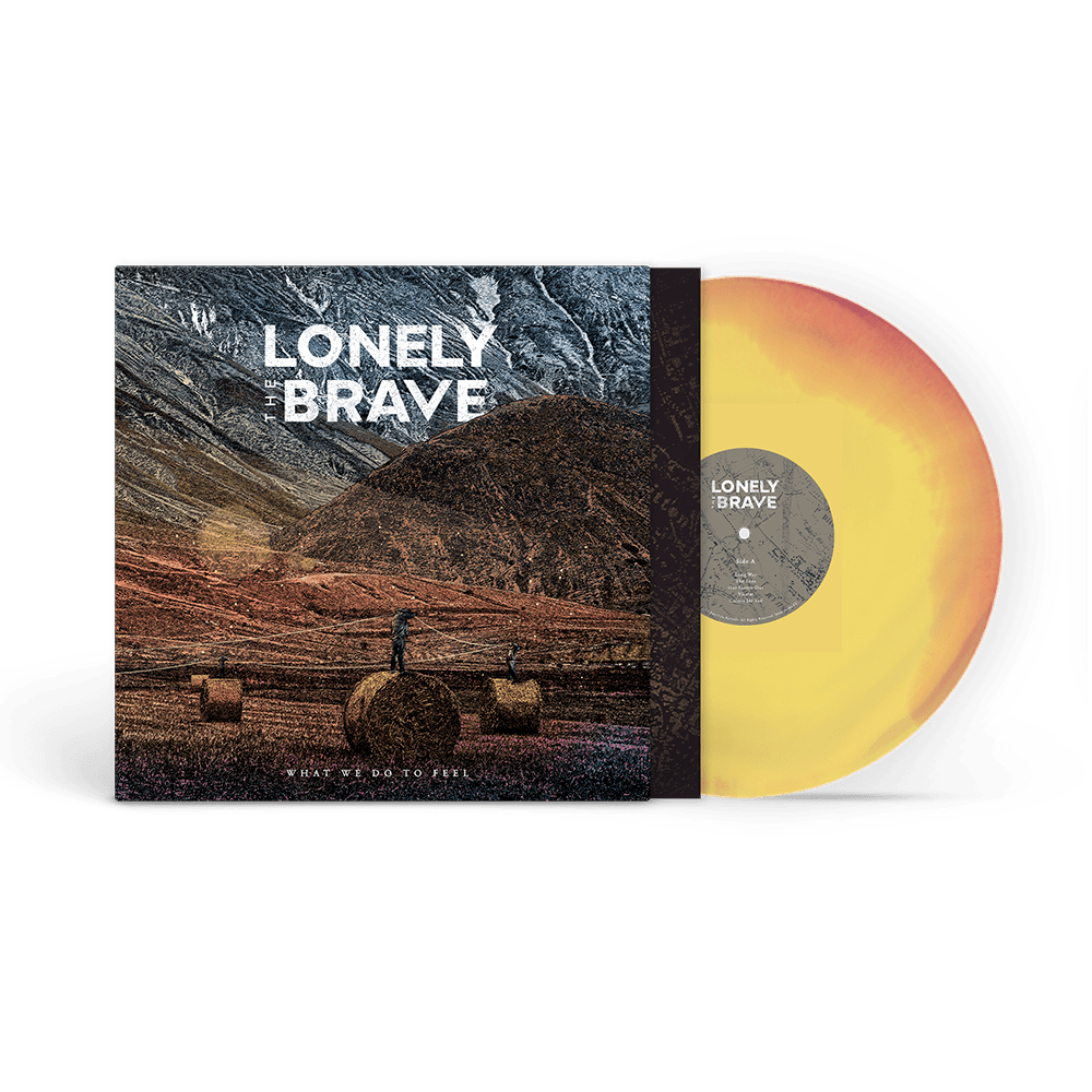 Lonely The Brave - What We Do To Feel Opaque Yellow/Purple Vinyl