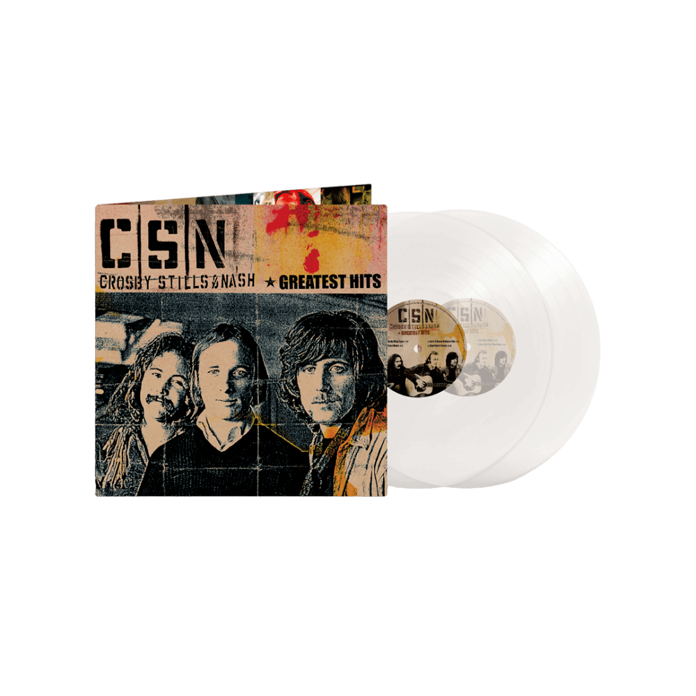 Crosby, Stills & Nash - Greatest Hits Milky Clear Double Vinyl