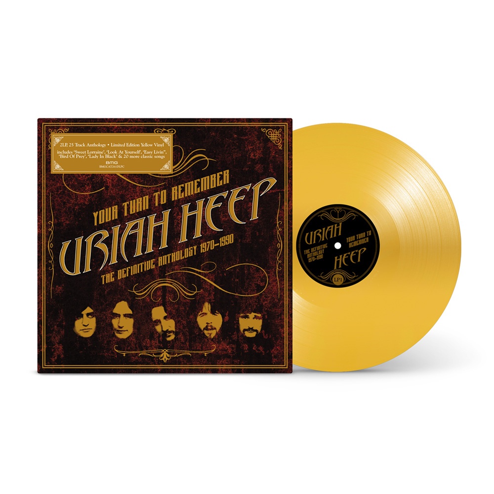 Uriah Heep - Your Turn To Remember: The Definitive Anthology 1970-1990 Yellow Double Vinyl