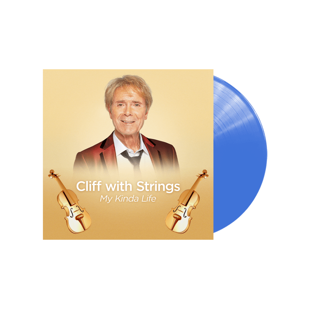 Cliff Richard - Cliff with Strings - My Kinda Life Blue Vinyl