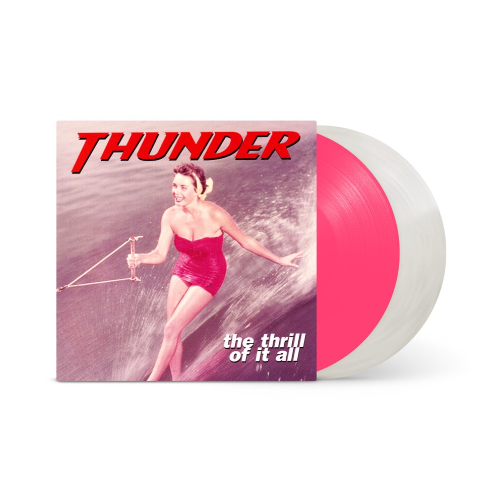 Thunder - The Thrill of It All Pink and Clear Double Vinyl
