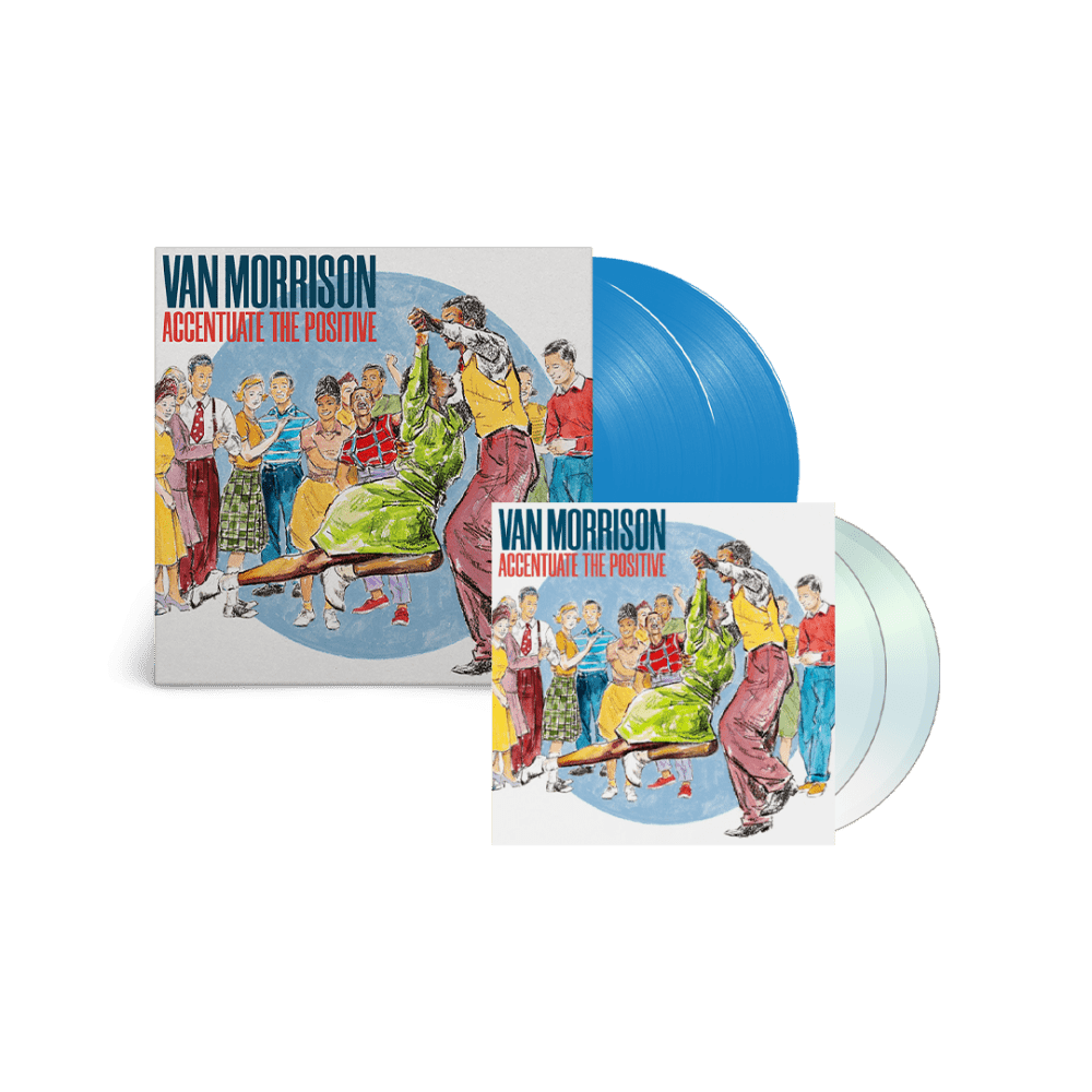 Van Morrison - Accentuate The Positive Blue Double Vinyl 2-Disc CD