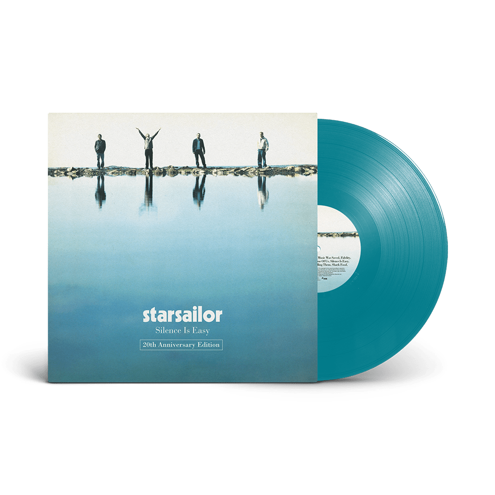 Starsailor - Silence Is Easy 20th Anniversary Edition Aqua Blue Vinyl Signed Print