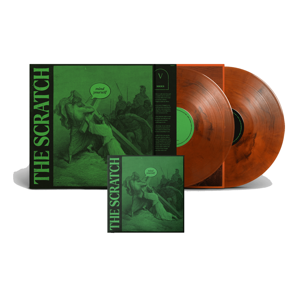 The Scratch - Mind Yourself Limited Edition Deluxe Double Coloured Vinyl With Etching, CD & Signed Art Print