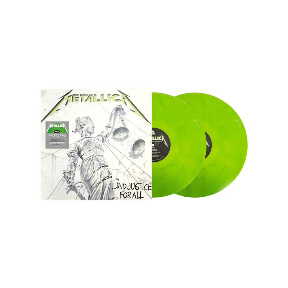Metallica - ...And Justice For All Dyers Green Coloured Double Heavyweight Vinyl
