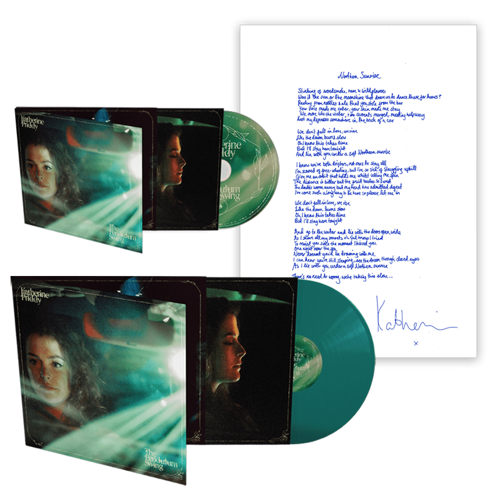 Katherine Priddy - The Pendulum Swing Signed CD Green Vinyl Includes Free Signed Lyric Sheet