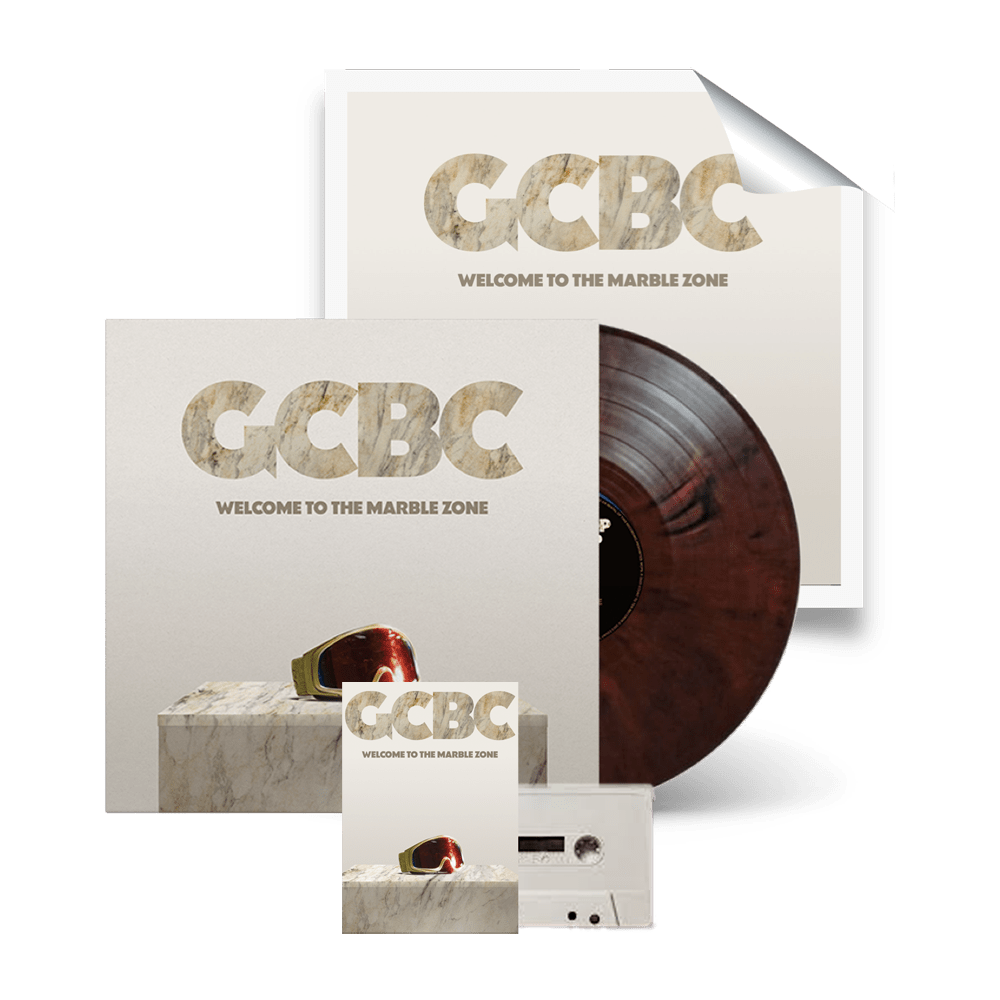 Good Cop Bad Cop - Welcome to the Marble Zone Signed Red Marble Vinyl White Cassette