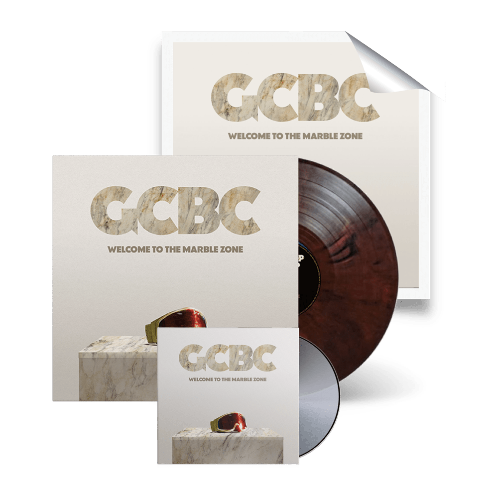 Good Cop Bad Cop - Welcome to the Marble Zone Signed Red Marble Vinyl Signed CD