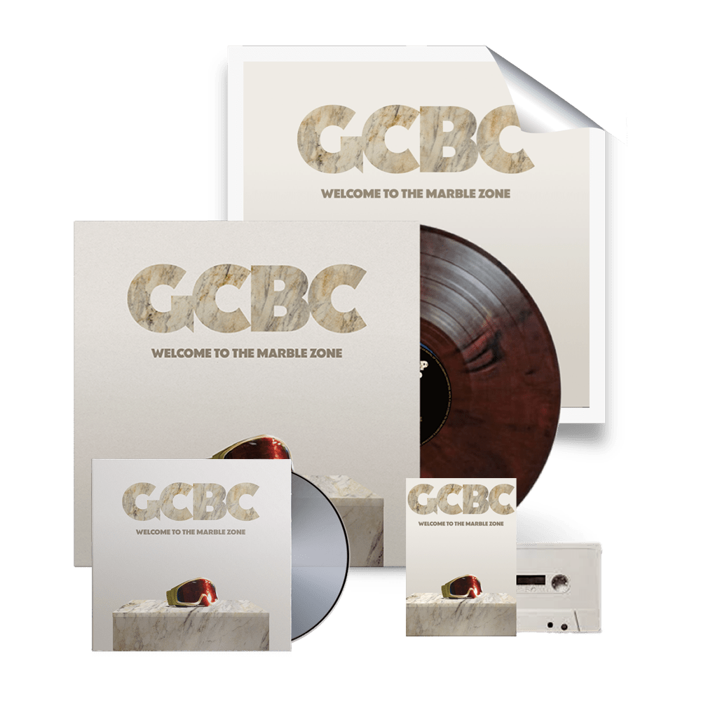 Good Cop Bad Cop - Welcome to the Marble Zone Signed Red Marble Vinyl Signed CD White Cassette