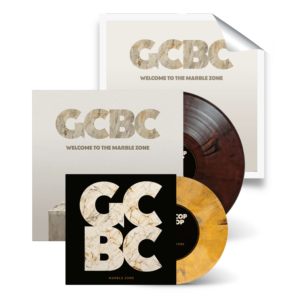 Good Cop Bad Cop - Welcome to the Marble Zone Signed Red Marble Vinyl Marble Zone 7-Inch