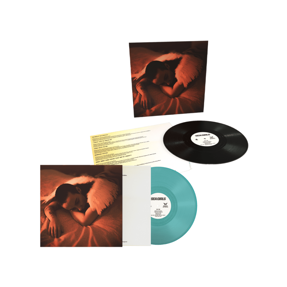 Sea Girls - Midnight Butterflies Petrol Coloured Black Vinyl
