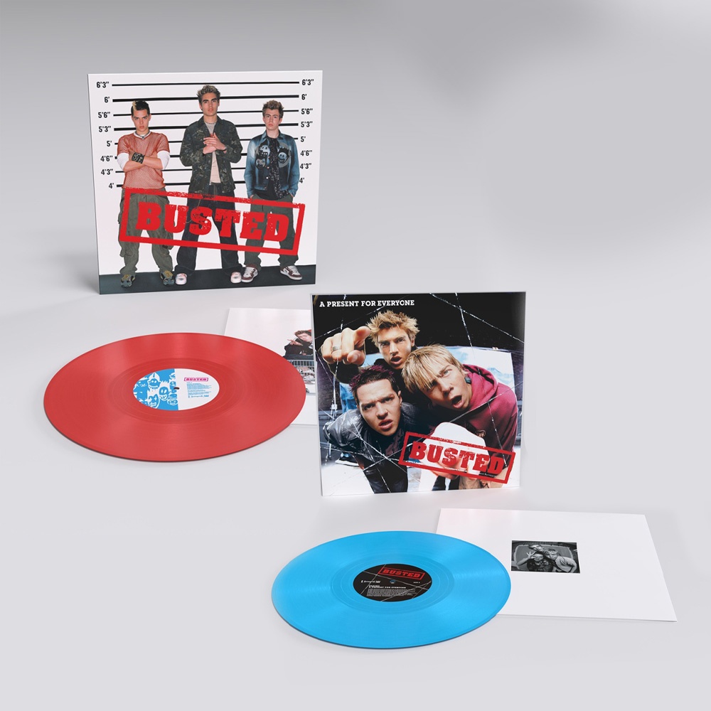 Busted - A Present For Everyone Blue Vinyl Busted Red Vinyl