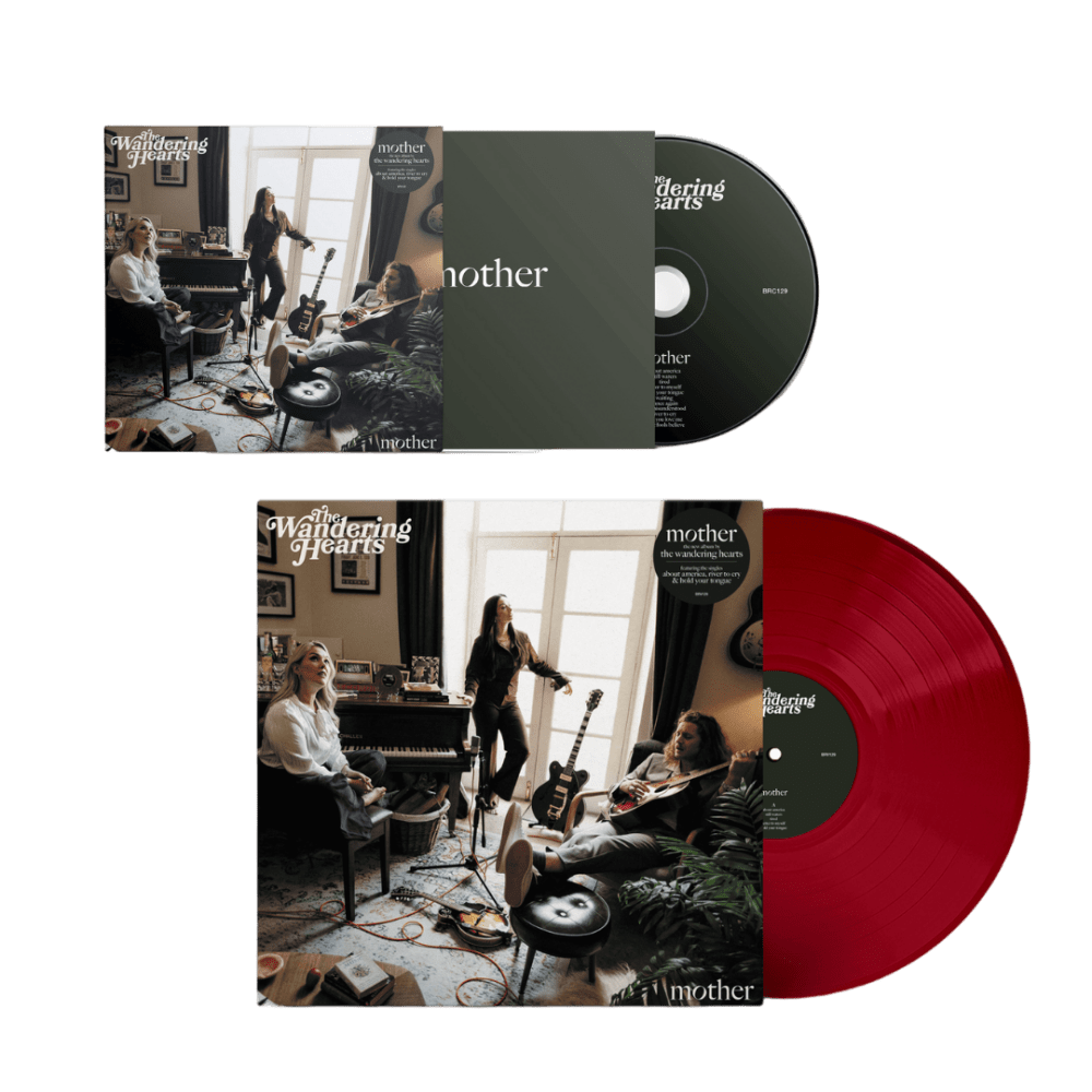 The Wandering Hearts - Mother CD Exclusive Red Vinyl