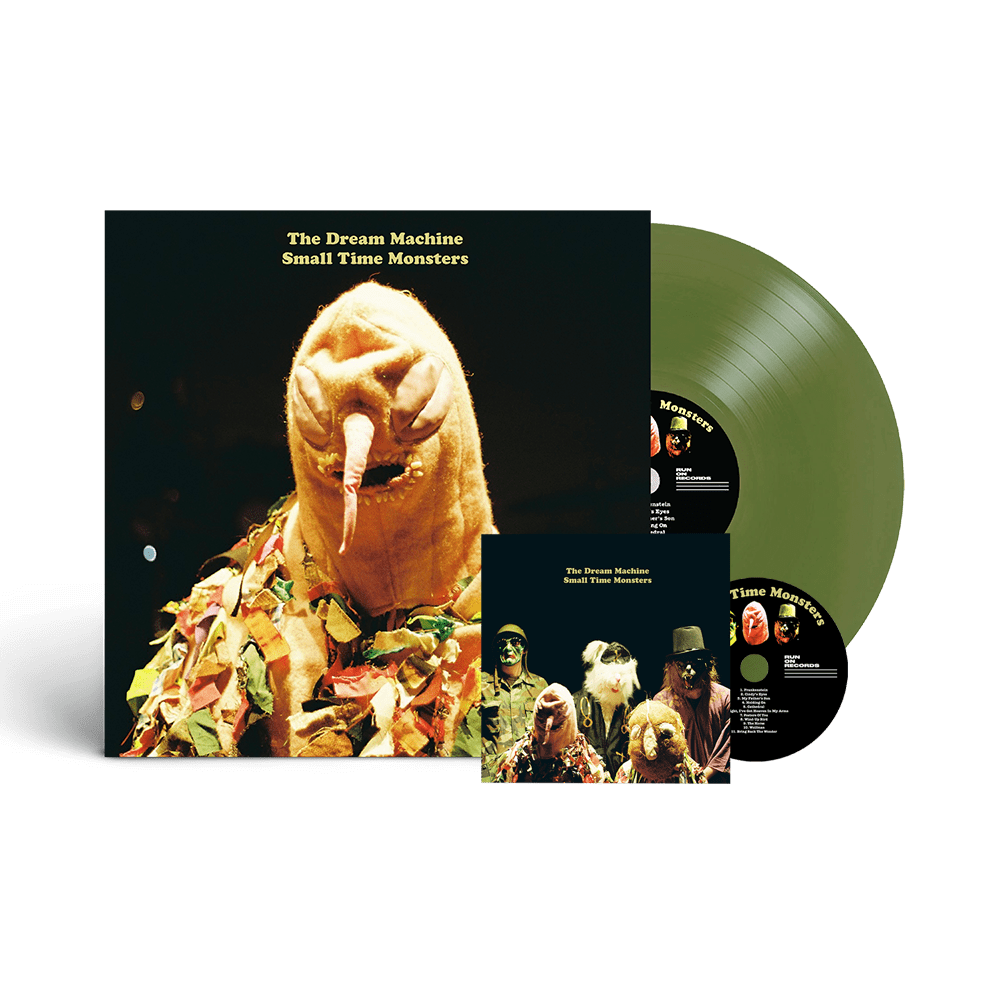 The Dream Machine - Small Time Monsters Golden Bough Edition Vinyl Choice of Alternative Cover CD with Signed Print
