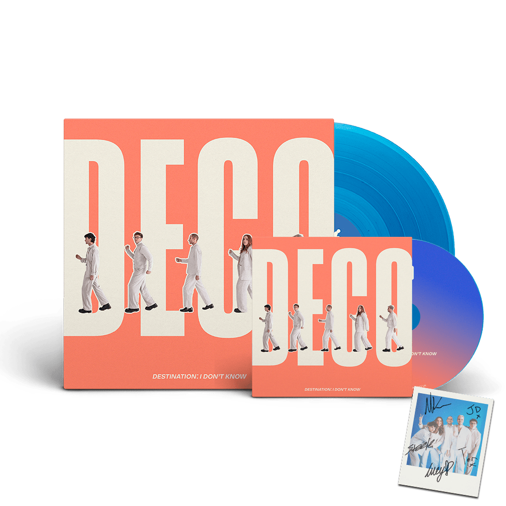 Deco - Destination: I Don't Know Transparent Blue Vinyl CD