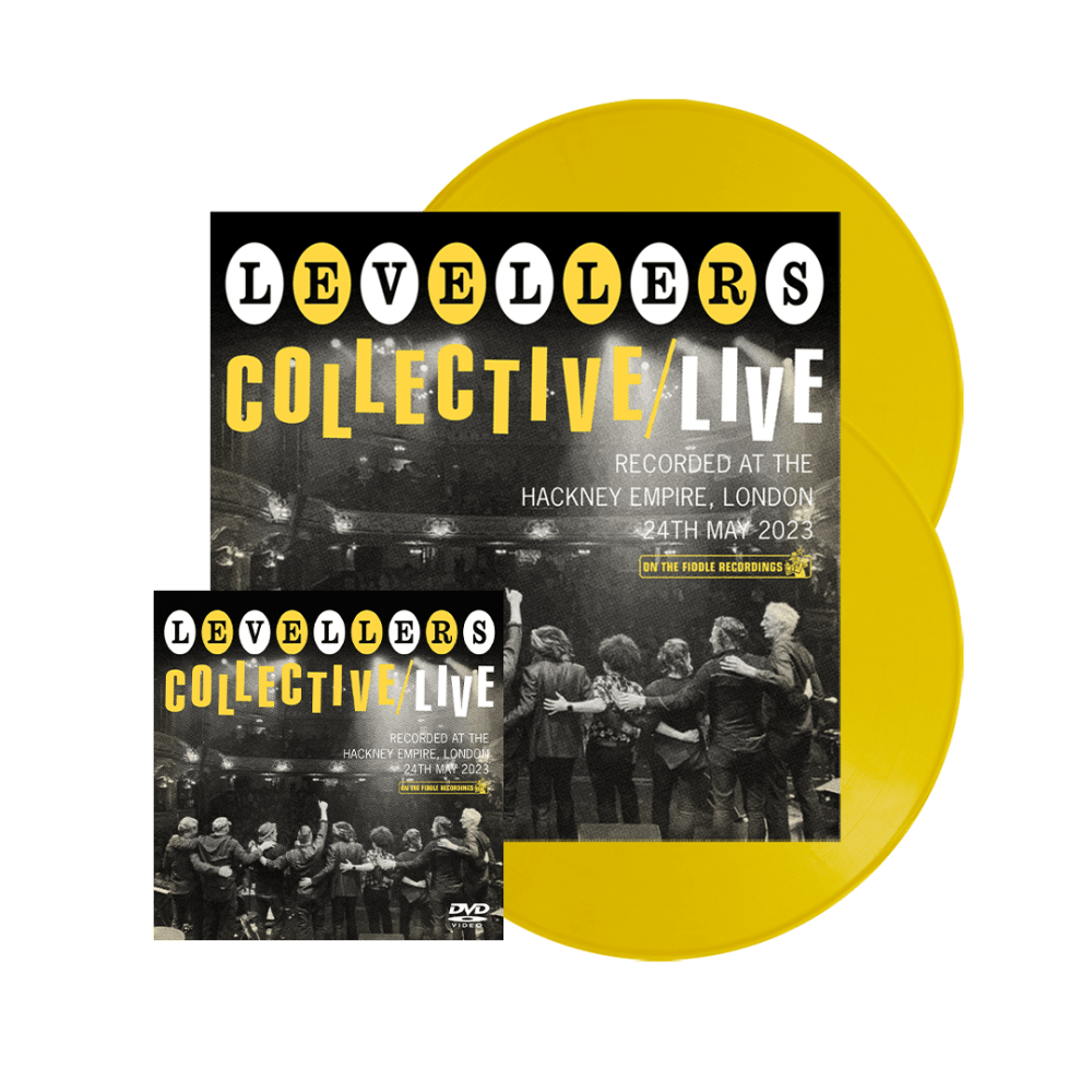 The Levellers - Collective / Live Deluxe 2LPDVD Coloured Vinyl signed & numbered Double Vinyl
