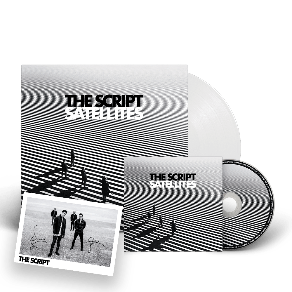 The Script - Satellites Digipak CD White Vinyl