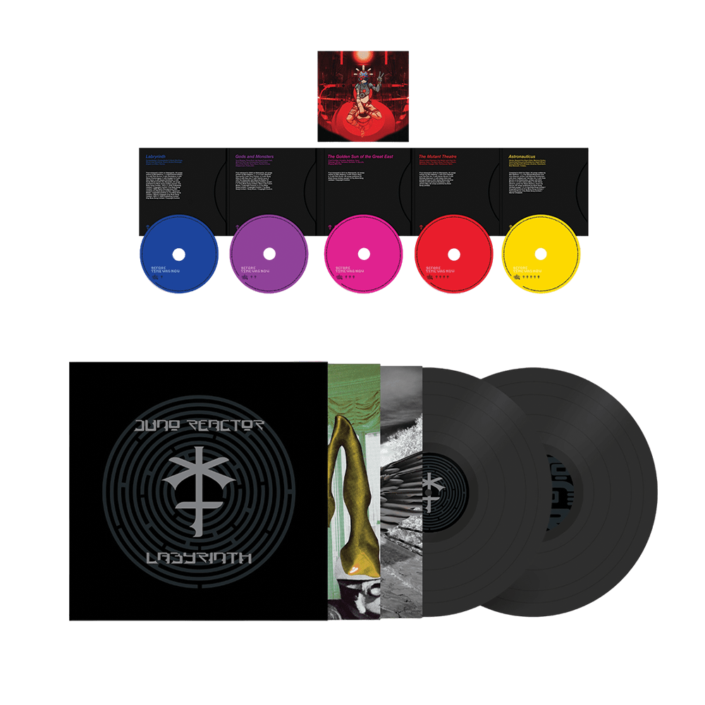Juno Reactor - Before Time Was Now Signed Edition 5CD Labyrinth 2LP Vinyl