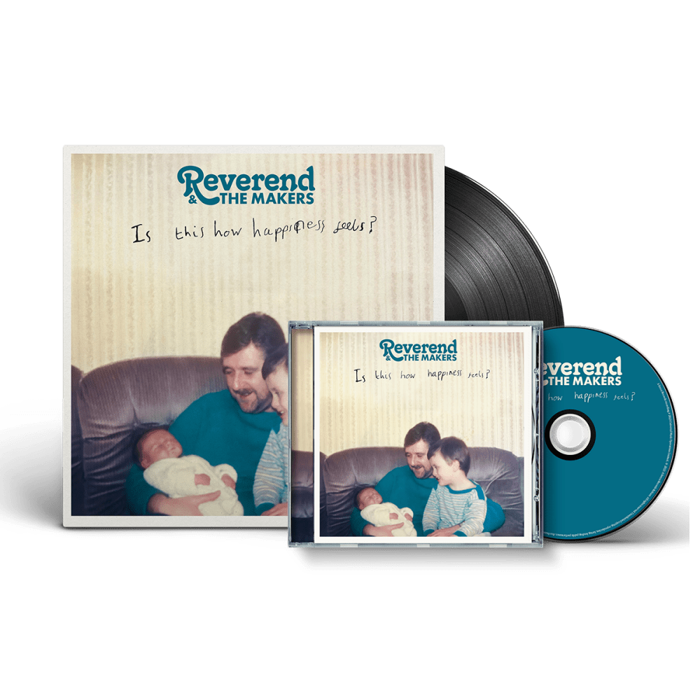 Reverend & The Makers - Is This How Happiness Feels? CD Black Vinyl Signed