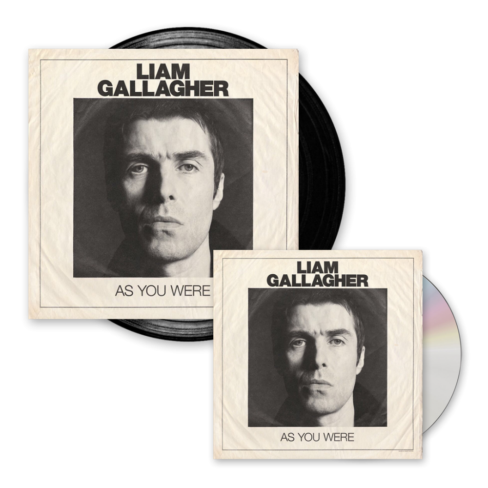 Liam Gallagher - As You Were Deluxe CD Black Vinyl LP