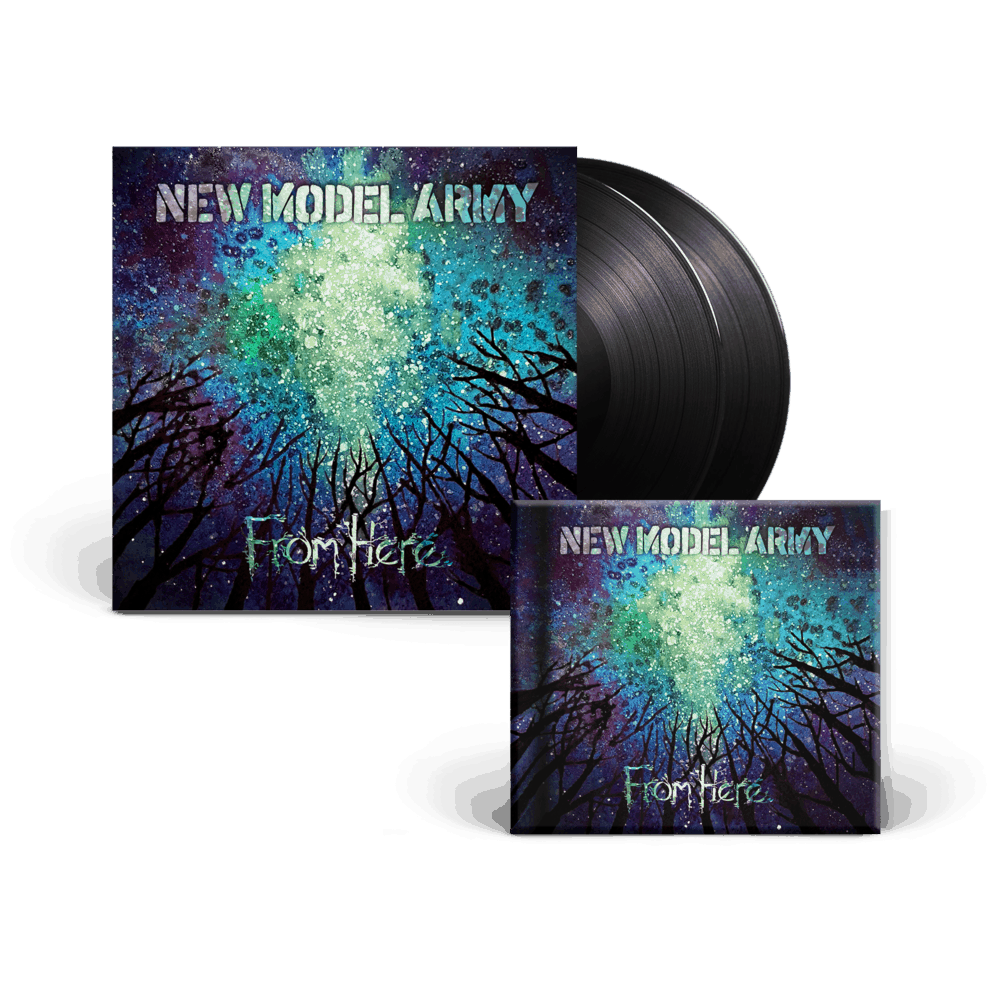 New Model Army - From Here - Double Heavyweight Gatefold Vinyl CD Hardcover Media Book
