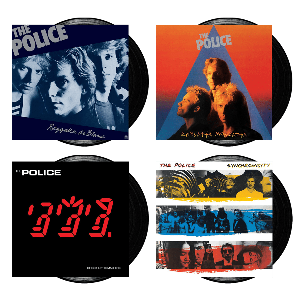 The Police - Reggatta De Blanc Vinyl Zenyatta Mondatta Vinyl Synchronicity Vinyl Ghost In The Machine Vinyl