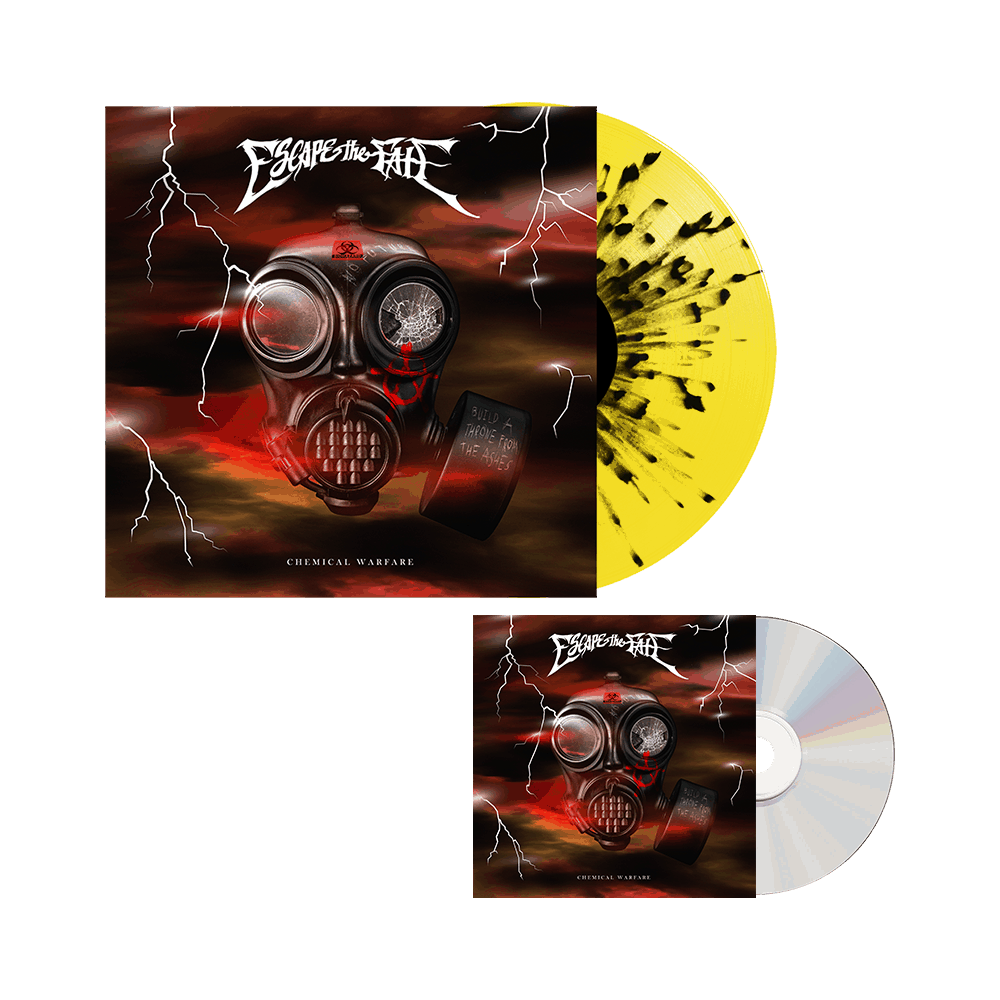 Escape The Fate - Chemical Warfare CD Yellow Splatter Vinyl