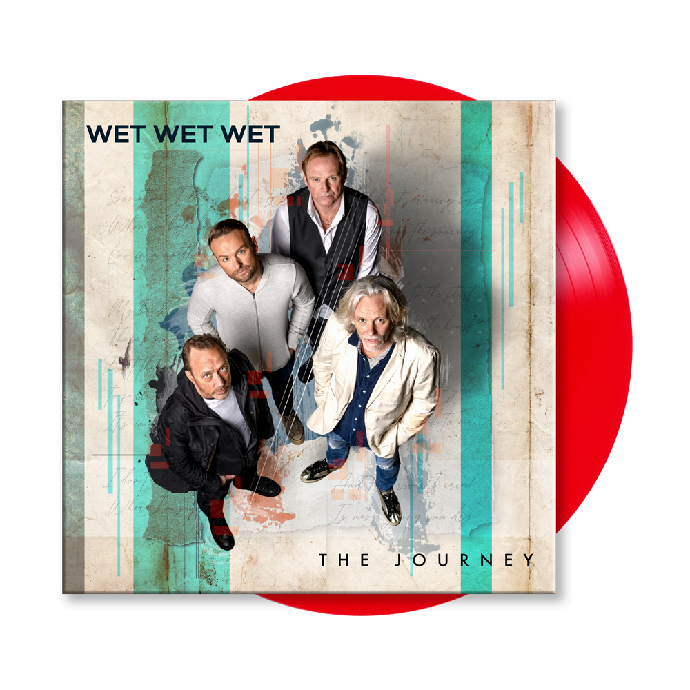 Wet Wet Wet - The Journey Red Vinyl Signed LP
