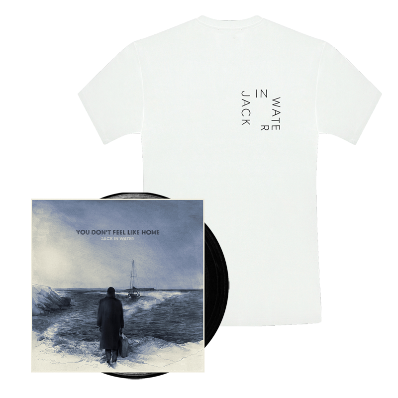 Jack In Water - You Don't Feel Like Home Vinyl White T-Shirt