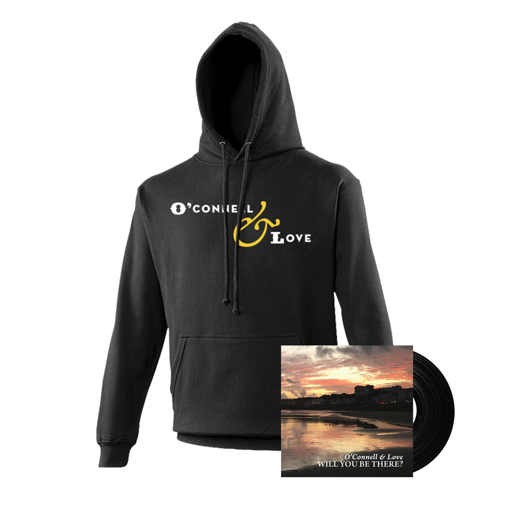 O'Connell & Love - White Logo Vinyl and Hoody
