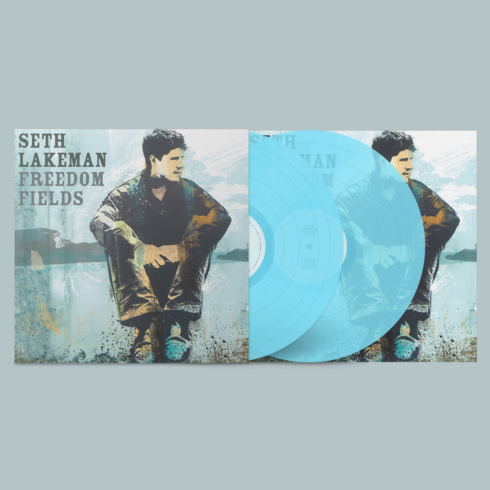 Seth Lakeman - Freedom Fields 15th Anniversary Deluxe Edition Curacao Blue 2LP Ltd Edition Signed Double Vinyl