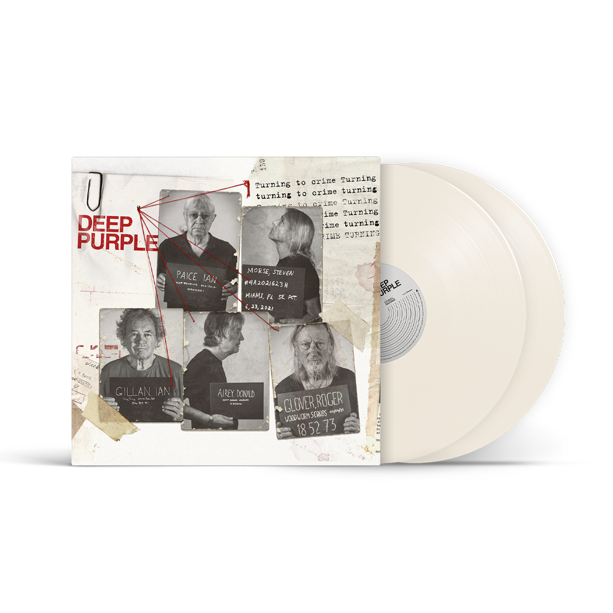 Deep Purple - Turning To Crime Creamy White Double Heavyweight Vinyl