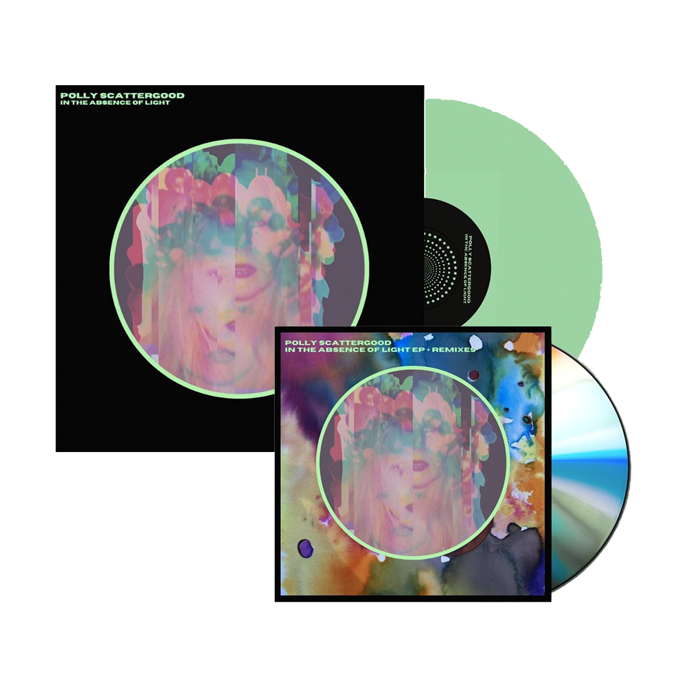 Polly Scattergood - In The Absence of Light EP Remixes CD In The Absence of Light EP Pale Green Signed Vinyl