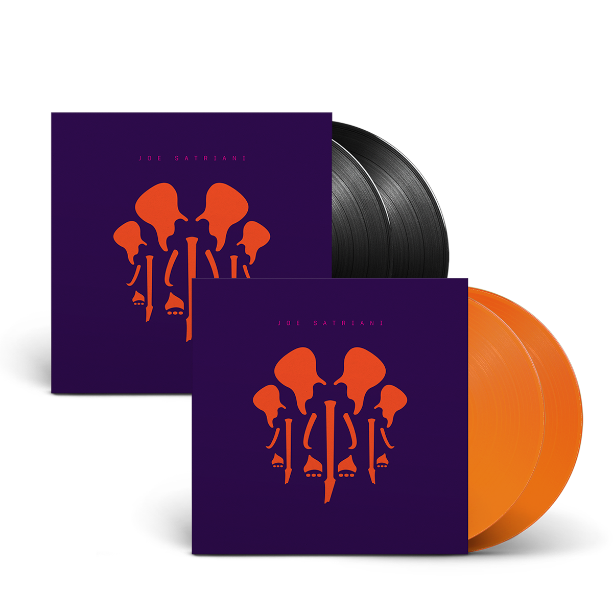 Joe Satriani - The Elephants Of Mars - Double Vinyl LP Black in Gatefold Ltd. Edition Double Vinyl LP Orange in Gatefold Bundle