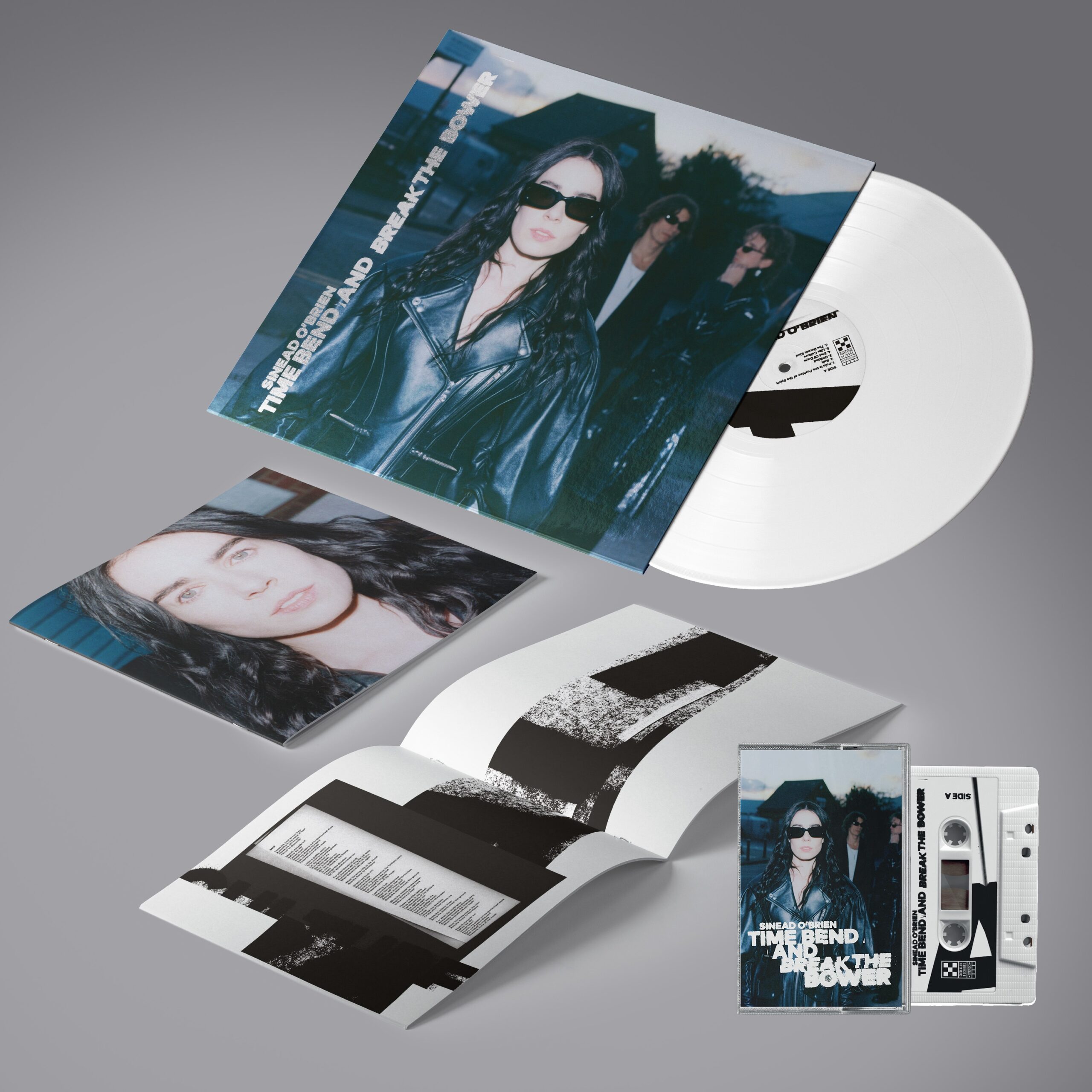 Sinead O'Brien - Signed Silver Foil White Deluxe 12" Vinyl Booklet & Signed Cassette