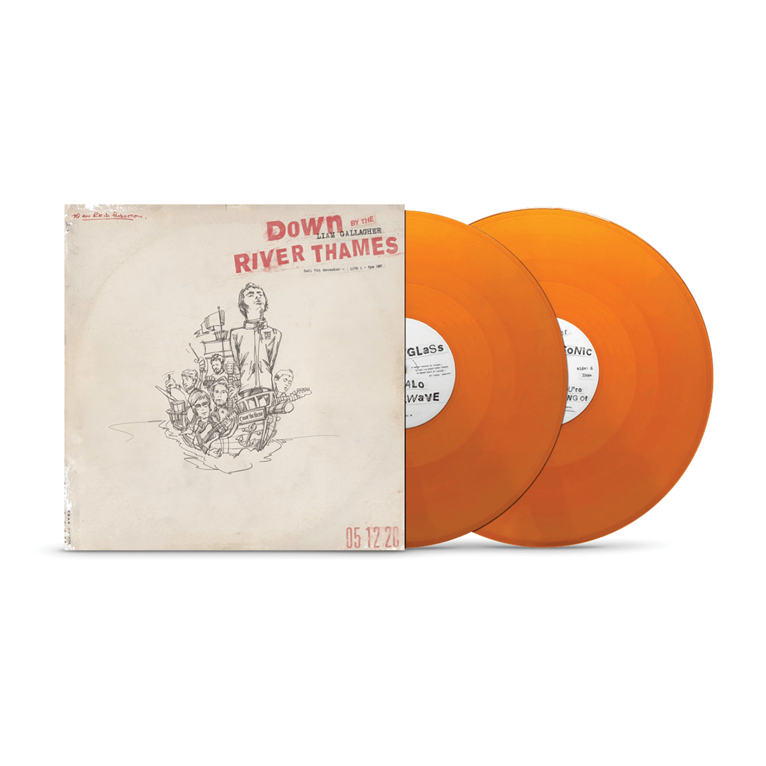 Liam Gallagher - Down By The River Thames Orange Double Vinyl