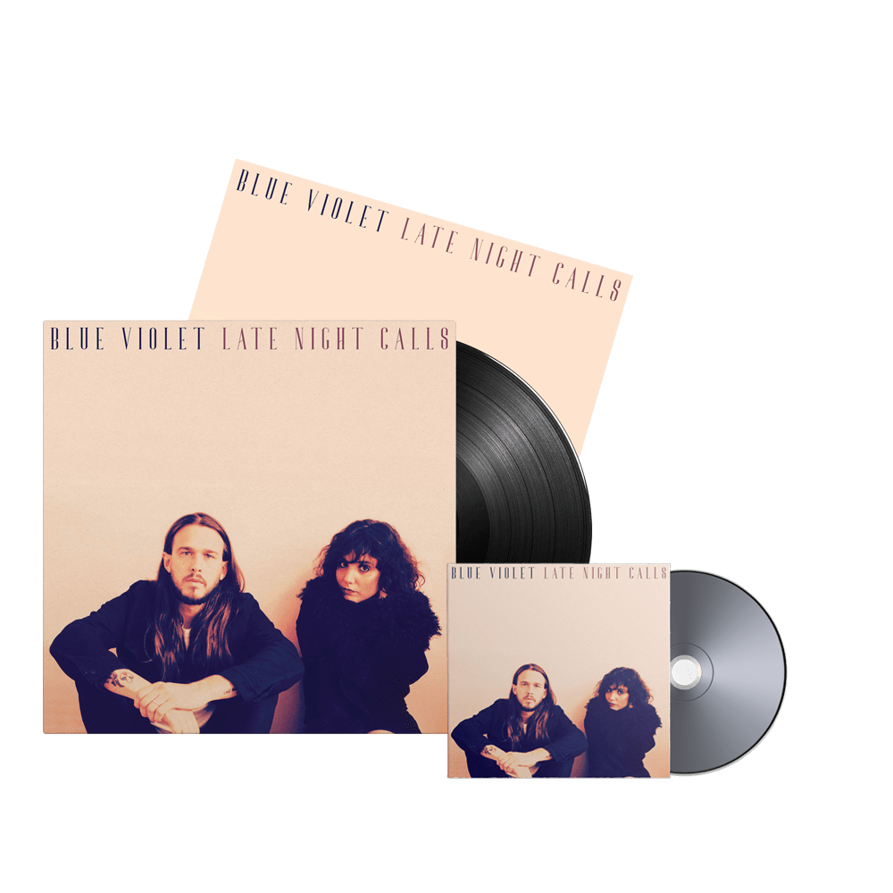 Blue Violet - Late Night Calls Heavyweight Vinyl & Signed Artwork Print and Signed CD